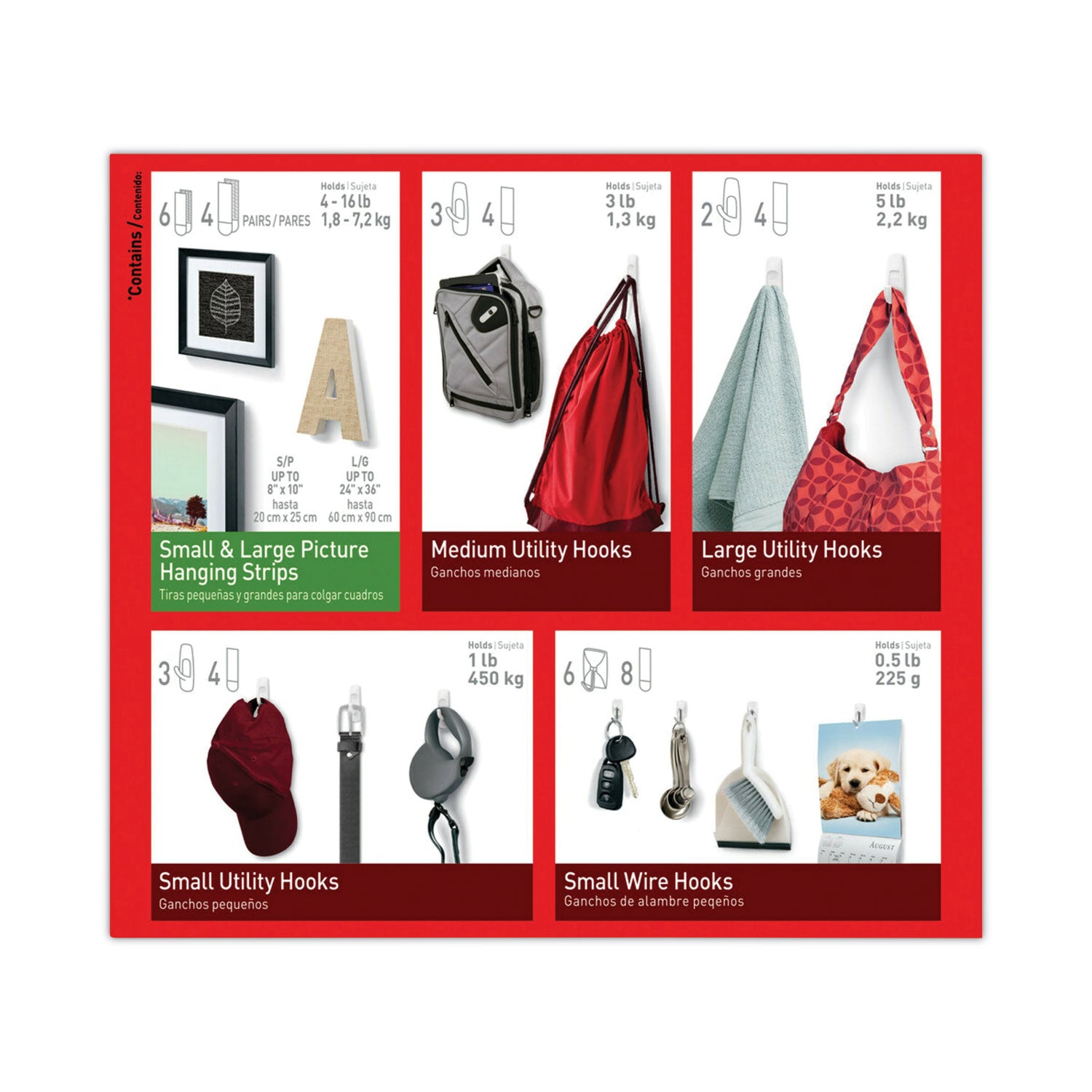 Command Hanging Hooks Assortment