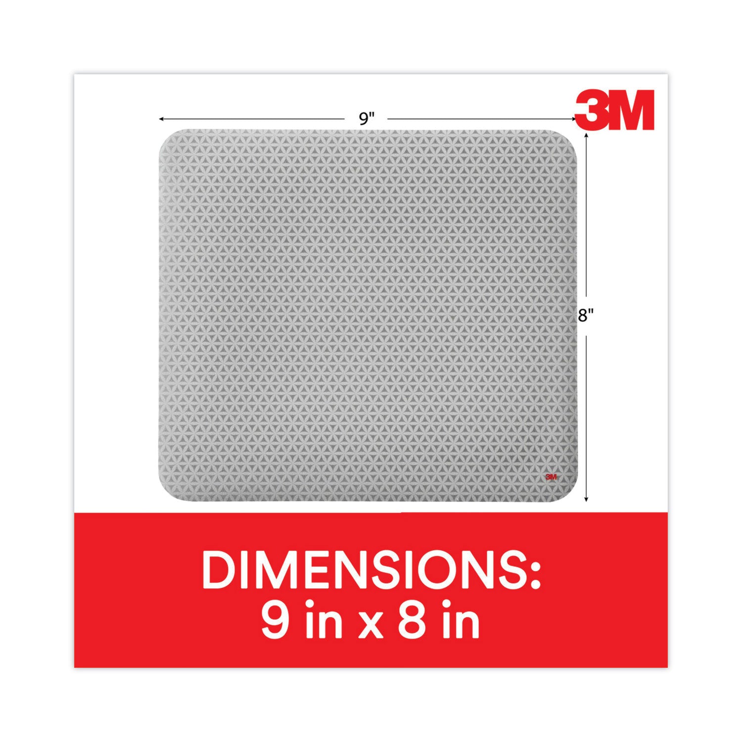 Gray Bitmap - 0.30" Height x 8" Width - Foam - 1 Each