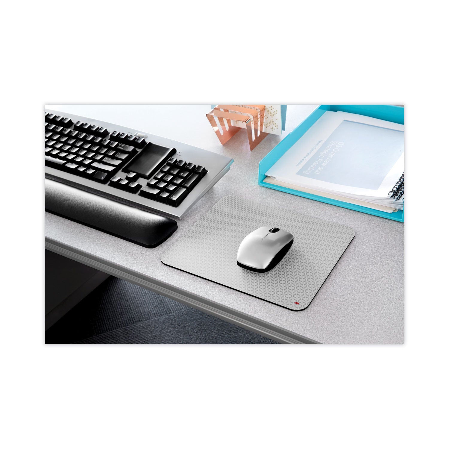 Gray Bitmap - 0.30" Height x 8" Width - Foam - 1 Each