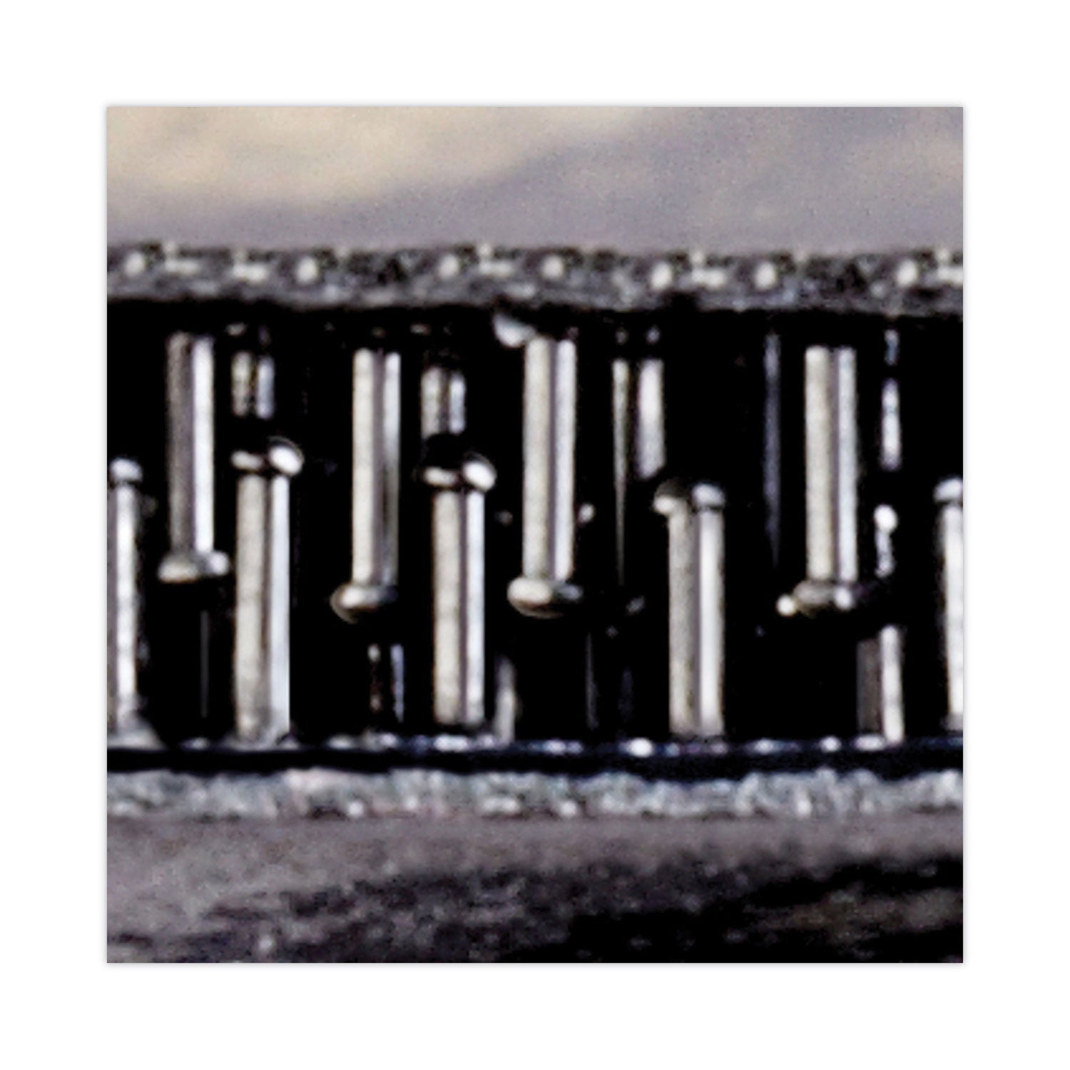 Heavy-Duty All-Weather Fasteners, 1" X 3", Black, 2/Pack