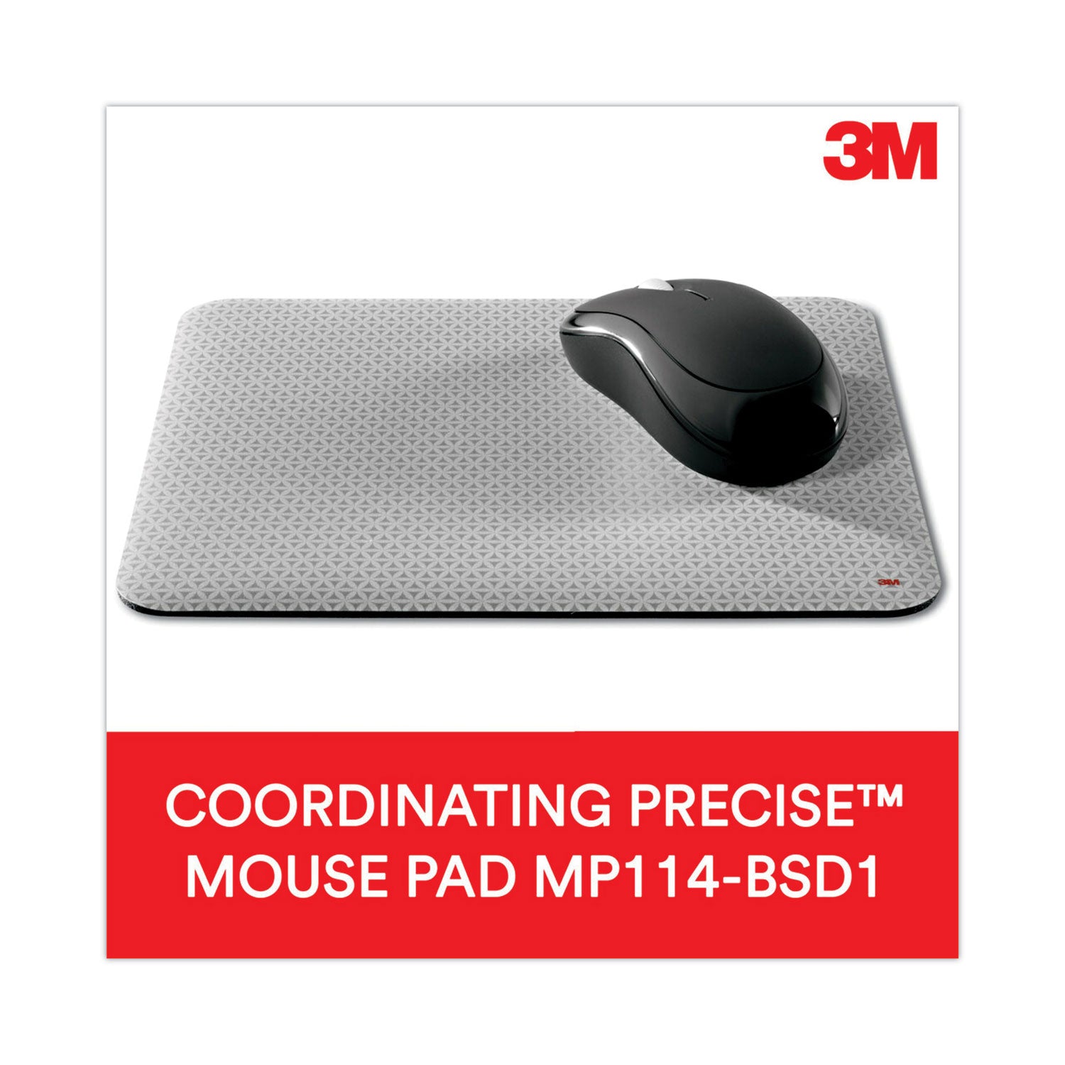 3M Gel Wrist Rest - 2.50" Height x 25" Width - Black - 1 Each