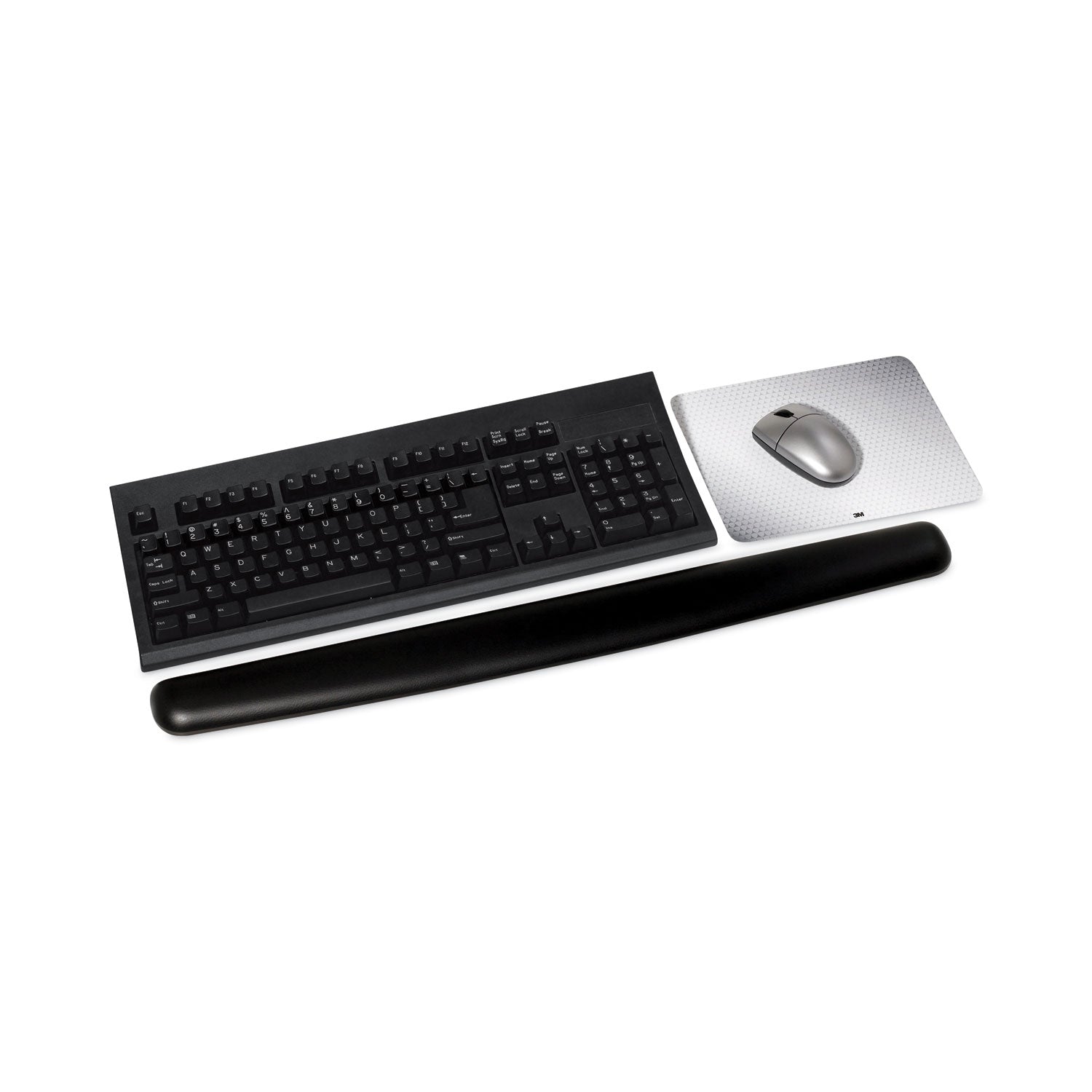 3M Gel Wrist Rest - 2.50" Height x 25" Width - Black - 1 Each