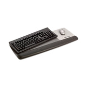 1" Height x 25.56" Width x 10.62" Depth - Black - Gel, Leatherette - 1 Each