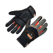 Ergodyne ProFlex 9001 Full-Finger Impact Gloves - 1.50" Thickness x 14" Glove Length - XXL Size - Black - Shock Resistant, Impact Resistant, Breathable, Knitted, Reinforced Thumb, Molded, ID Tab, Anti-Vibration, Padded Palm - 2 / Pair