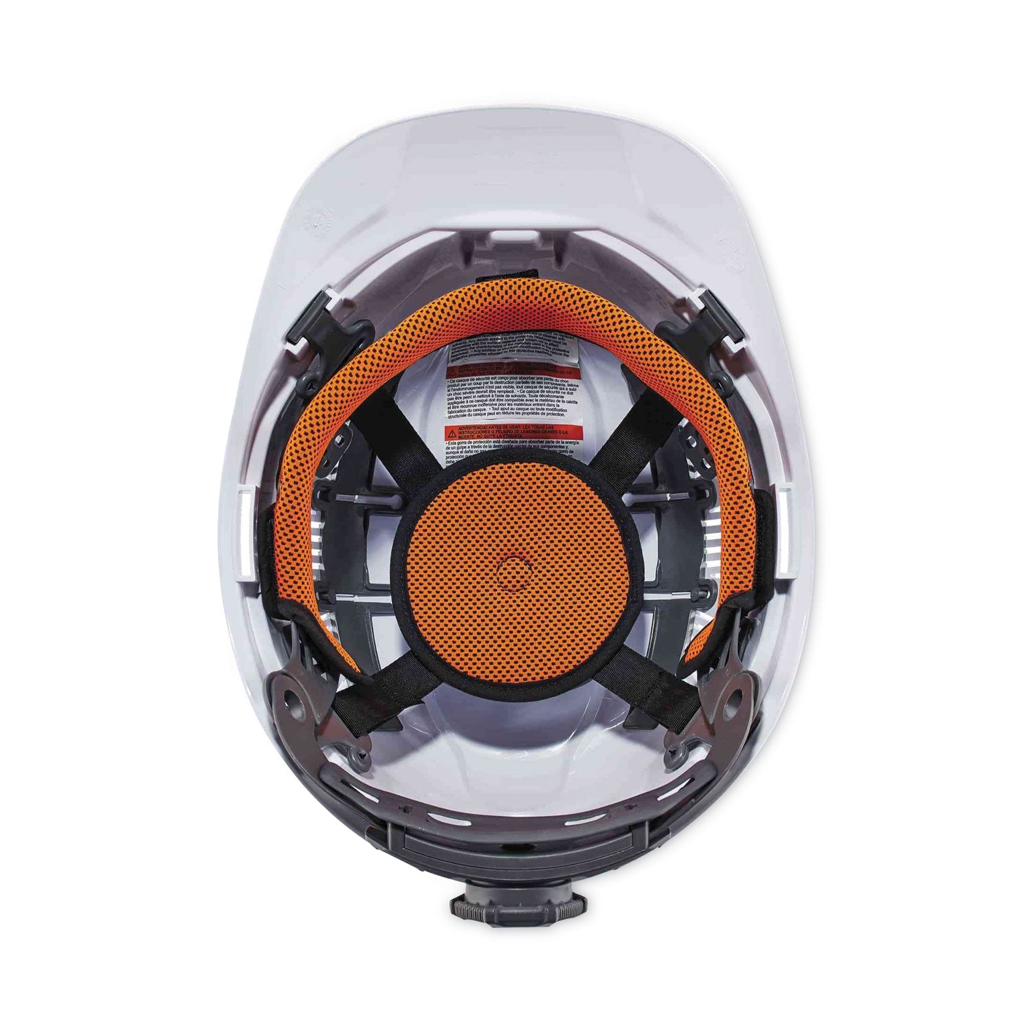 Ergodyne Skullerz 8972LED Cap-Style Hard Hat with LED Light, Vented, Adjustable, Removable Sweatband, White, 1 Each