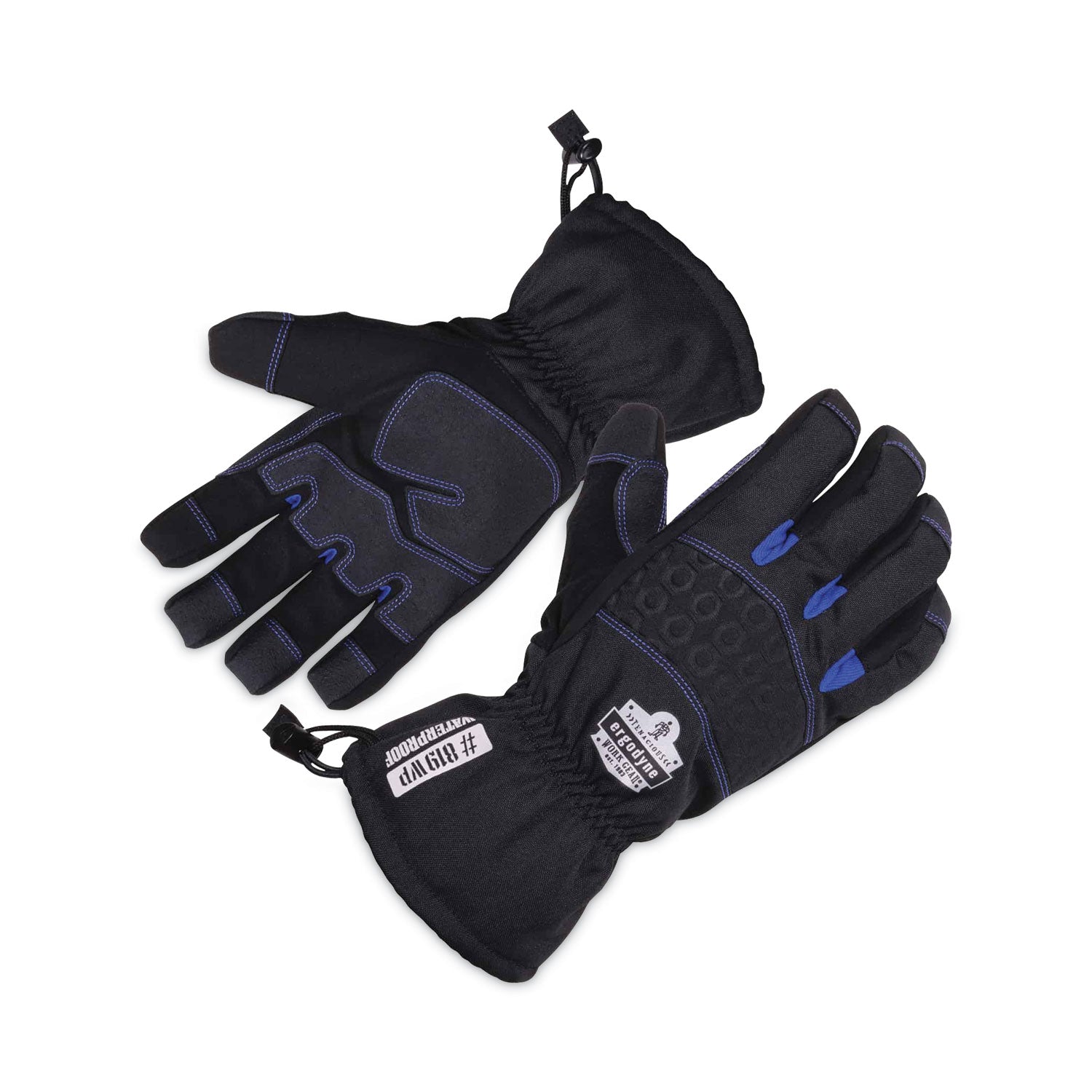 Ergodyne ProFlex 819WP Extreme Thermal Waterproof Winter Work Gloves, XXL, Black, Touchscreen Capable, 3" Thickness, 13.75" Length, 2 Pairs