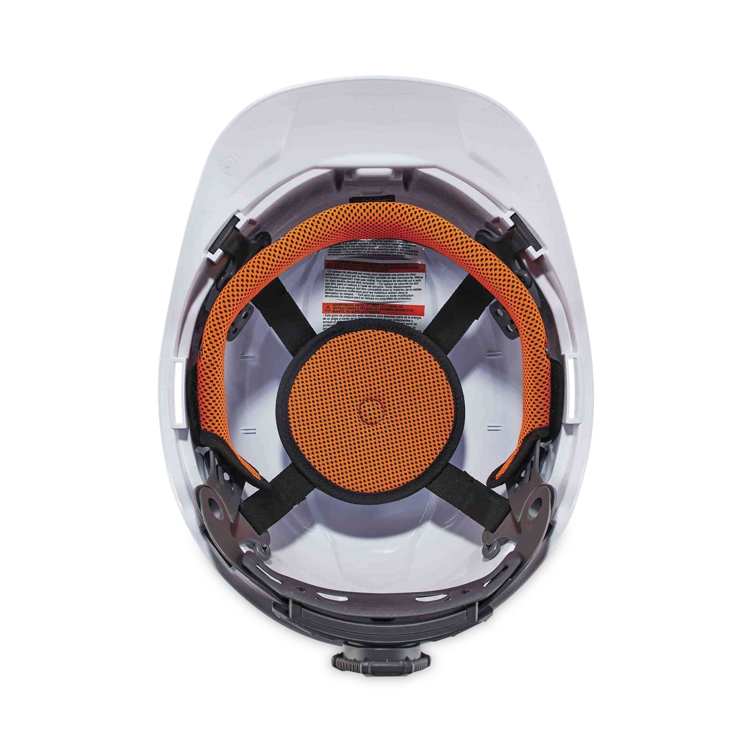 Ergodyne Skullerz 8970LED Cap Style Hard Hat with LED Light, White, Adjustable Fit, Removable Sweatband, Machine Washable, Heavy Duty, Lightweight – 1 Each