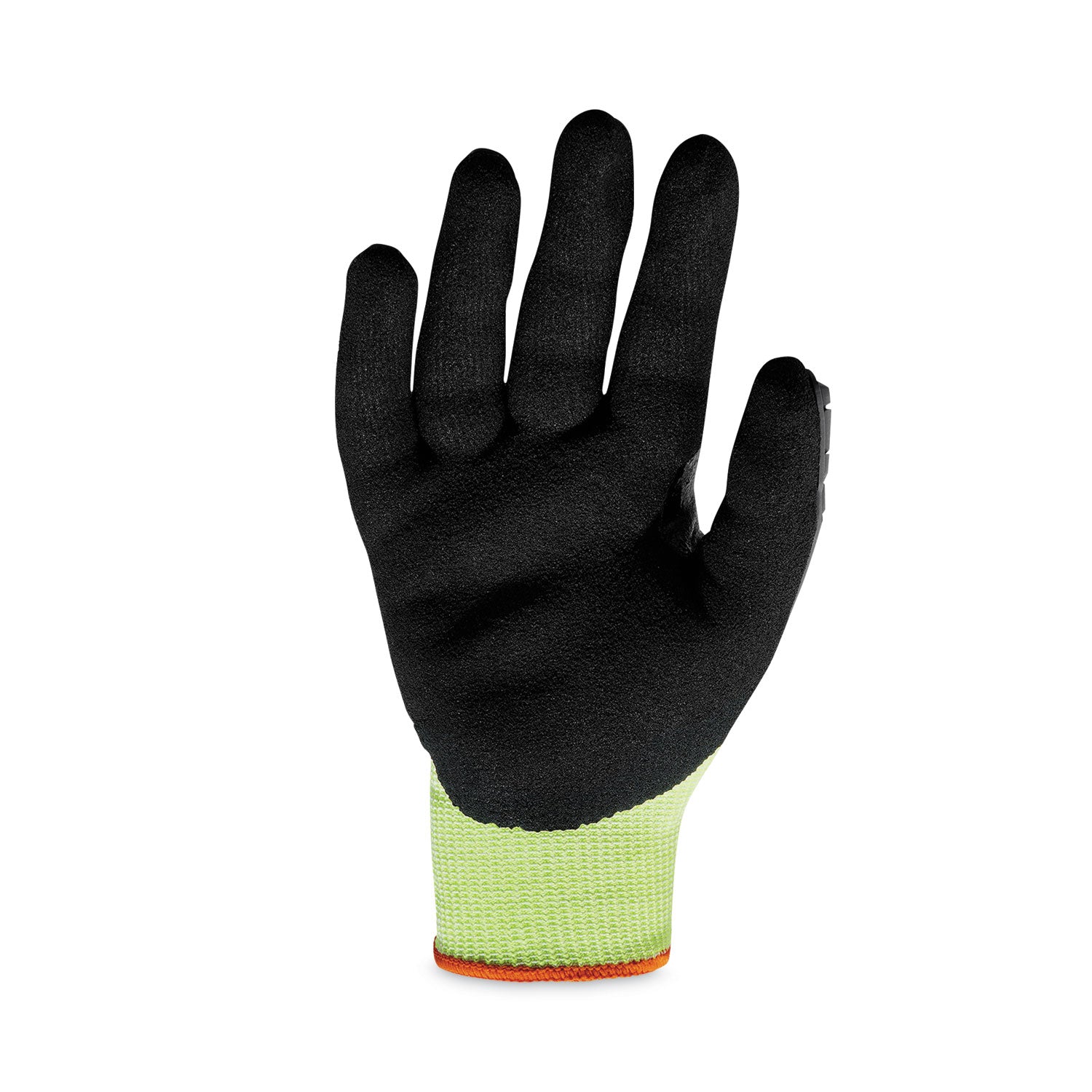 Ergodyne ProFlex 7141 Nitrile-Coated DIR Level 4 Cut-Resistant Gloves, Large, Lime, 1.75" Thick, 11" Length, 2 Pairs, 12 Carton