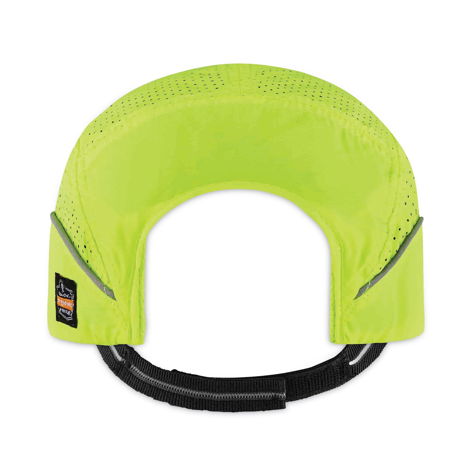Ergodyne Skullerz 8955 Lightweight Bump Cap Hat, Lime, High-Density Polyethylene Shell, Vented, Reflective, Breathable, Removable, Machine Washable, Impact Resistant, 1 Each
