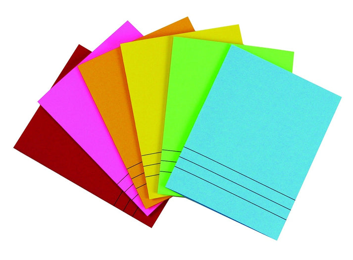 Bright Lined Books, 24 Assorted Colors, 4.25 x 5.5", 32 pages