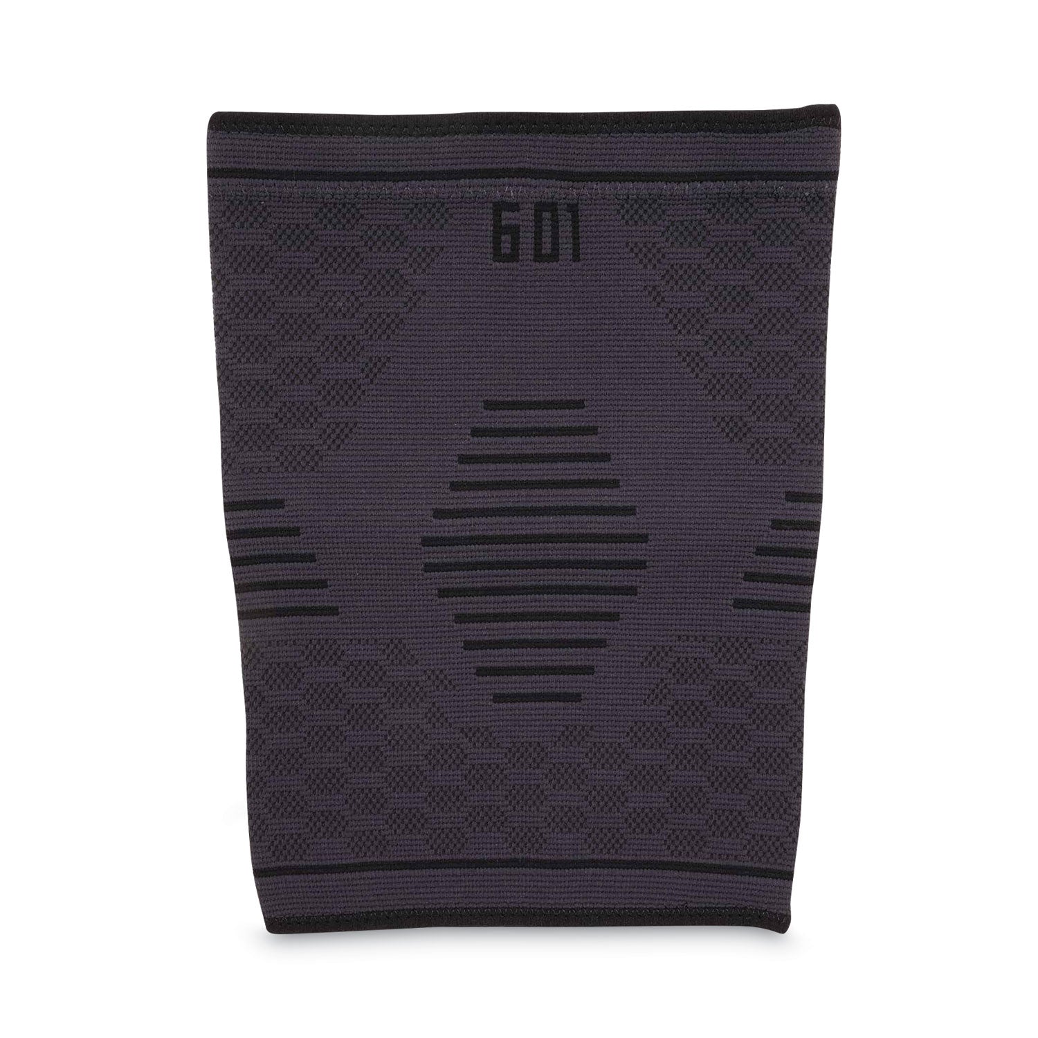 Ergodyne ProFlex 601 Knee Compression Sleeve - 12.20" to 13.78" Knee Circumference - Black - Silicone, Elastic - 1 Each
