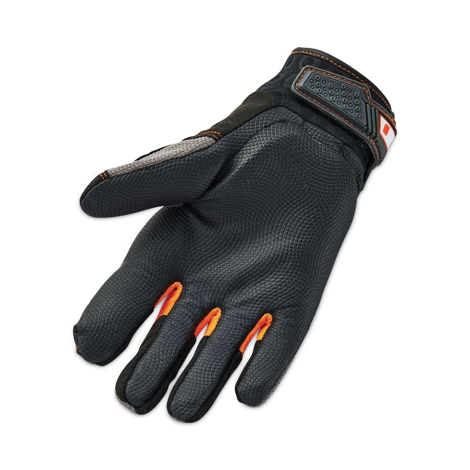 Ergodyne ProFlex 9015F(x) Certified Anti-Vibration Gloves with DIR Protection, Large, Black, 2.50" Thickness, 13" Length, 2 Pairs, Padded Palm, Impact Resistant, Breathable, Reinforced Thumb, Debris Resistant