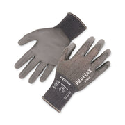 Ergodyne ProFlex 7044 PU-Coated Cut-Resistant Gloves, X-Large, Gray, Polyurethane Palm, HPPE/Polyester, Touchscreen Capable, ANSI A4 Cut Level, 18-Gauge, 2 Pairs