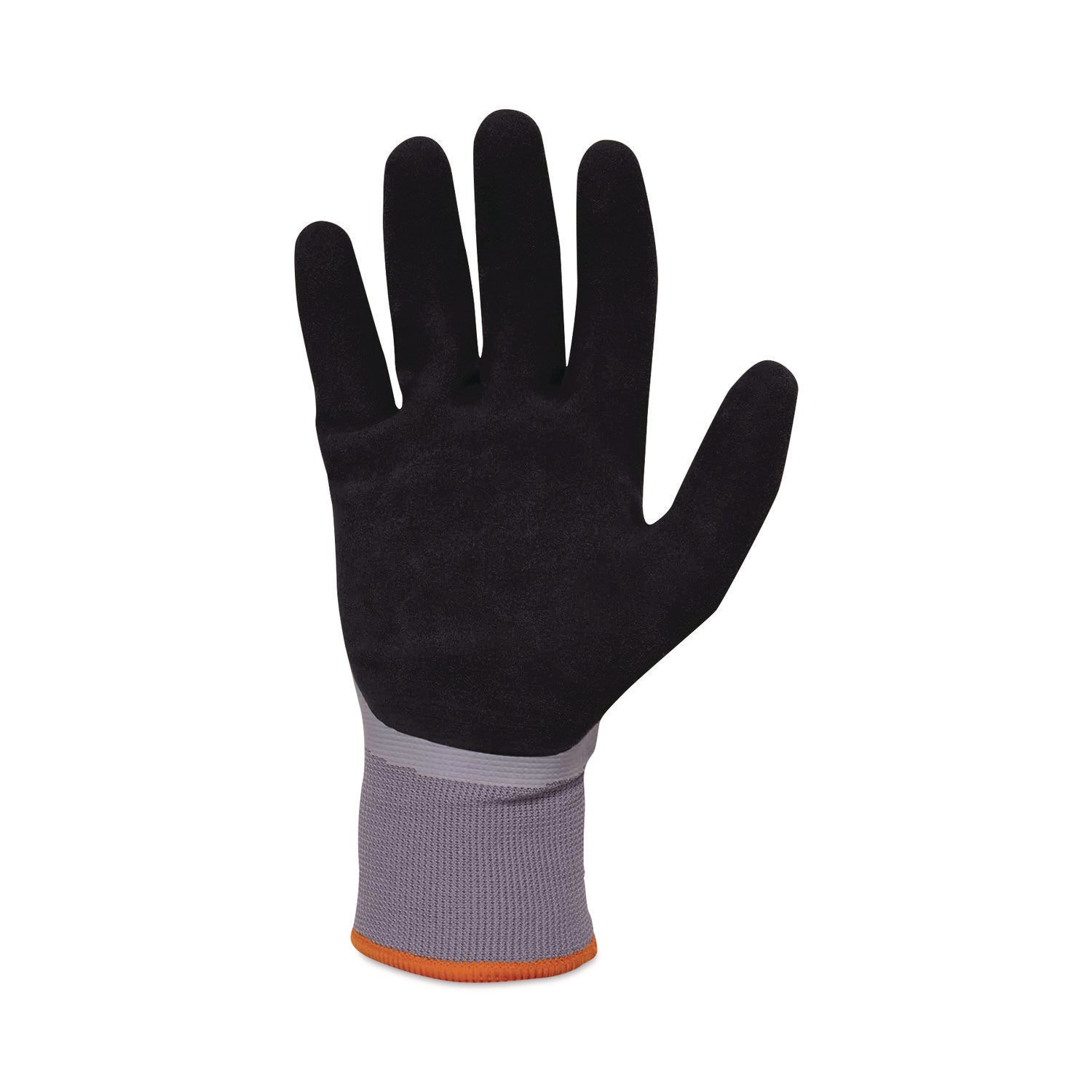 Ergodyne ProFlex 7501 Coated Waterproof Winter Work Gloves, Large, Gray, Nitrile & Latex Coating, 1.75" Thick, 10.50" Length, 2 Pairs per Pack, 12 Packs per Carton