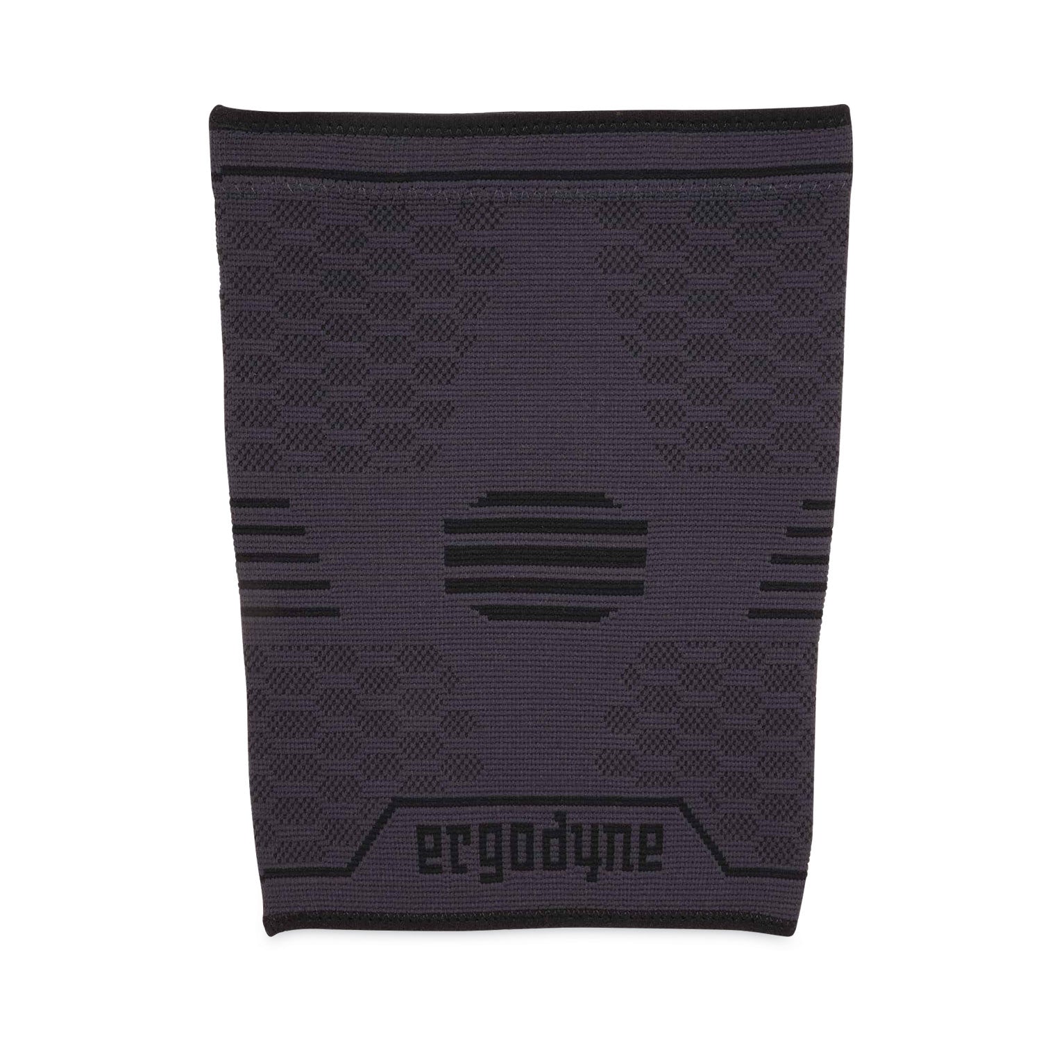 Ergodyne ProFlex 601 Knee Compression Sleeve - 16.93" to 19.69" Knee Circumference - Black - Elastic, Silicone - 1 Each