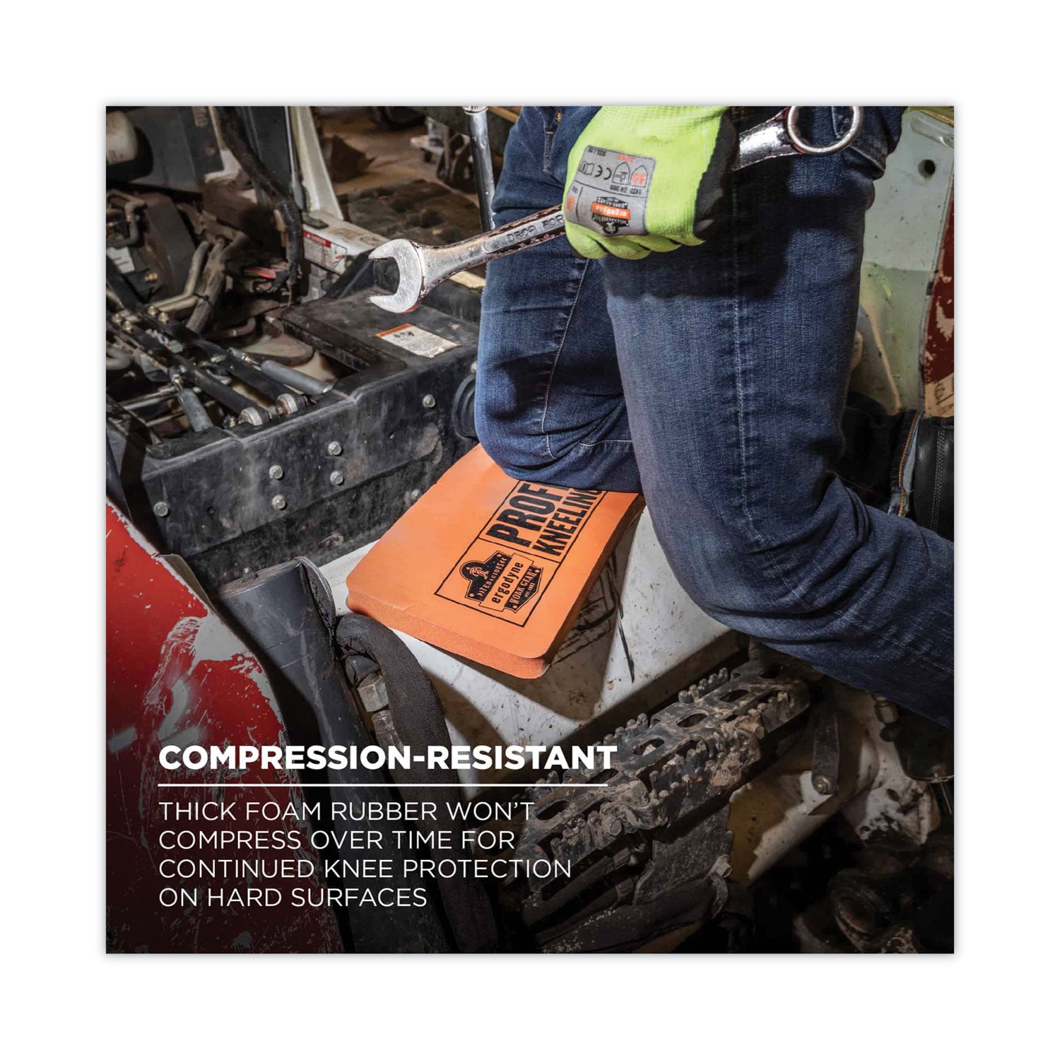 Orange - Foam, Nitrile Rubber, Rubber, Steel, Nitrile Butadiene Rubber (NBR) Foam - 1 Each