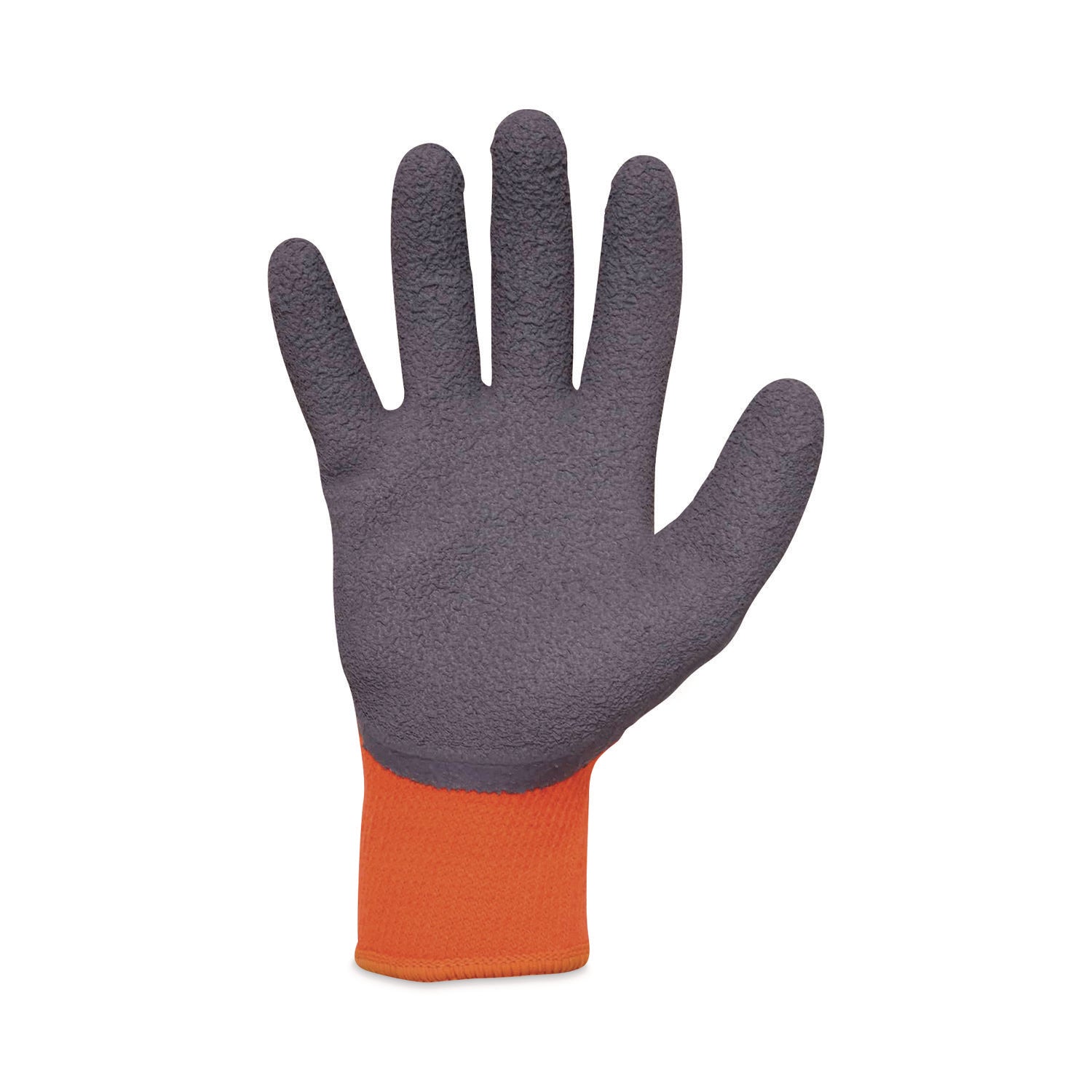 Ergodyne ProFlex 7401 Coated Lightweight Winter Work Gloves, Extra Large, Orange, Latex Coating, Thermal Protection, Cut Resistant, Machine Washable, 2 Gloves/Pair, 12 Pairs/Carton