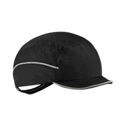 Ergodyne Skullerz 8955 Lightweight Bump Cap Hat, Black, High-Density Polyethylene Shell, Vented, Reflective, Breathable, Removable, Machine Washable, 1 Each
