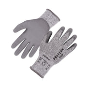 Ergodyne ProFlex 7030 PU-Coated Cut-Resistant Gloves, Large, Gray, HPPE/Nylon Spandex, Polyurethane Palm, Touchscreen Capable, Abrasion and Cut Resistant, 2 Pairs per Pack