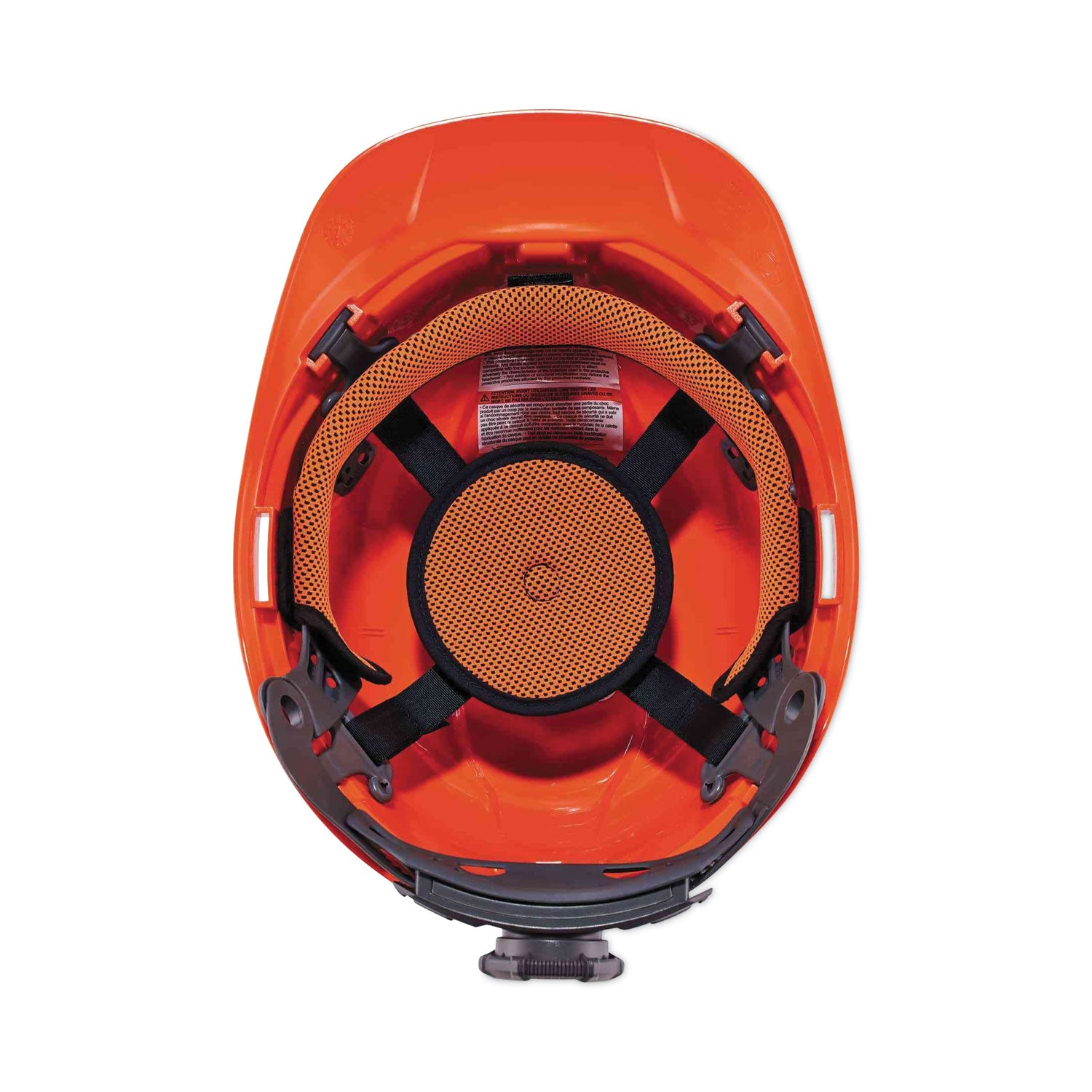 Ergodyne Skullerz 8970LED Cap Style Hard Hat with LED Light, Adjustable Ratchet, Removable Sweatband, Orange, Lightweight, Heavy Duty, 1 Each