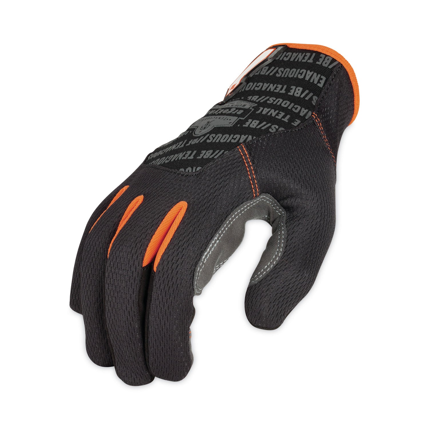 Ergodyne ProFlex 810 Reinforced Utility Gloves, Small, Black, 2" Thick, 12.25" Length, 2 Pairs, Thermal Protection, Reinforced Palm & Thumb, Breathable, Abrasion Resistant, Hook & Loop Closure, Pull-on Tab, ID Tab