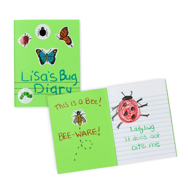 Bright Lined Books, 24 Assorted Colors, 4.25 x 5.5", 32 pages