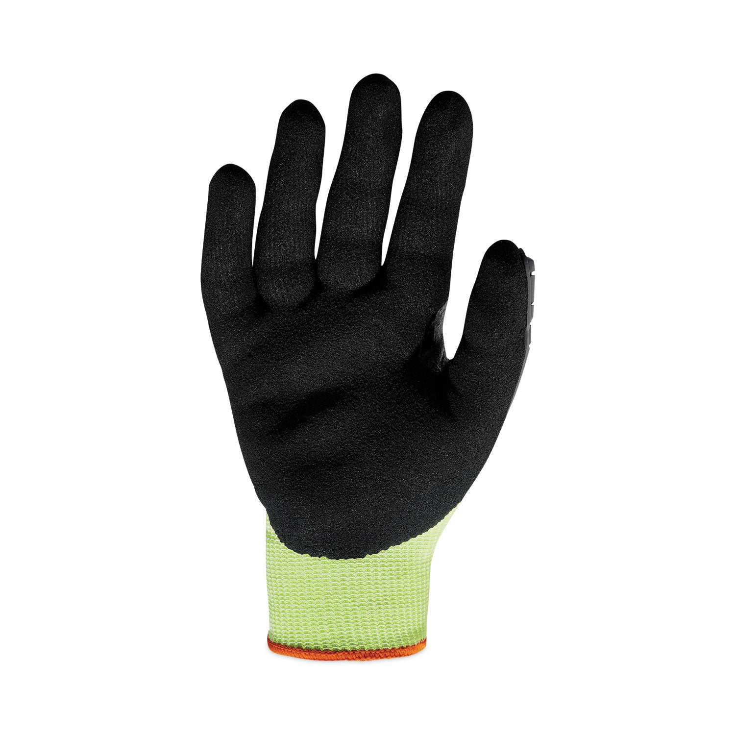 Ergodyne ProFlex 7141 Nitrile-Coated DIR Level 4 Cut-Resistant Gloves, Extra Large, Lime, 1.75" Thick, 10" Length, 2 Pairs per Pack, 72 Packs per Carton