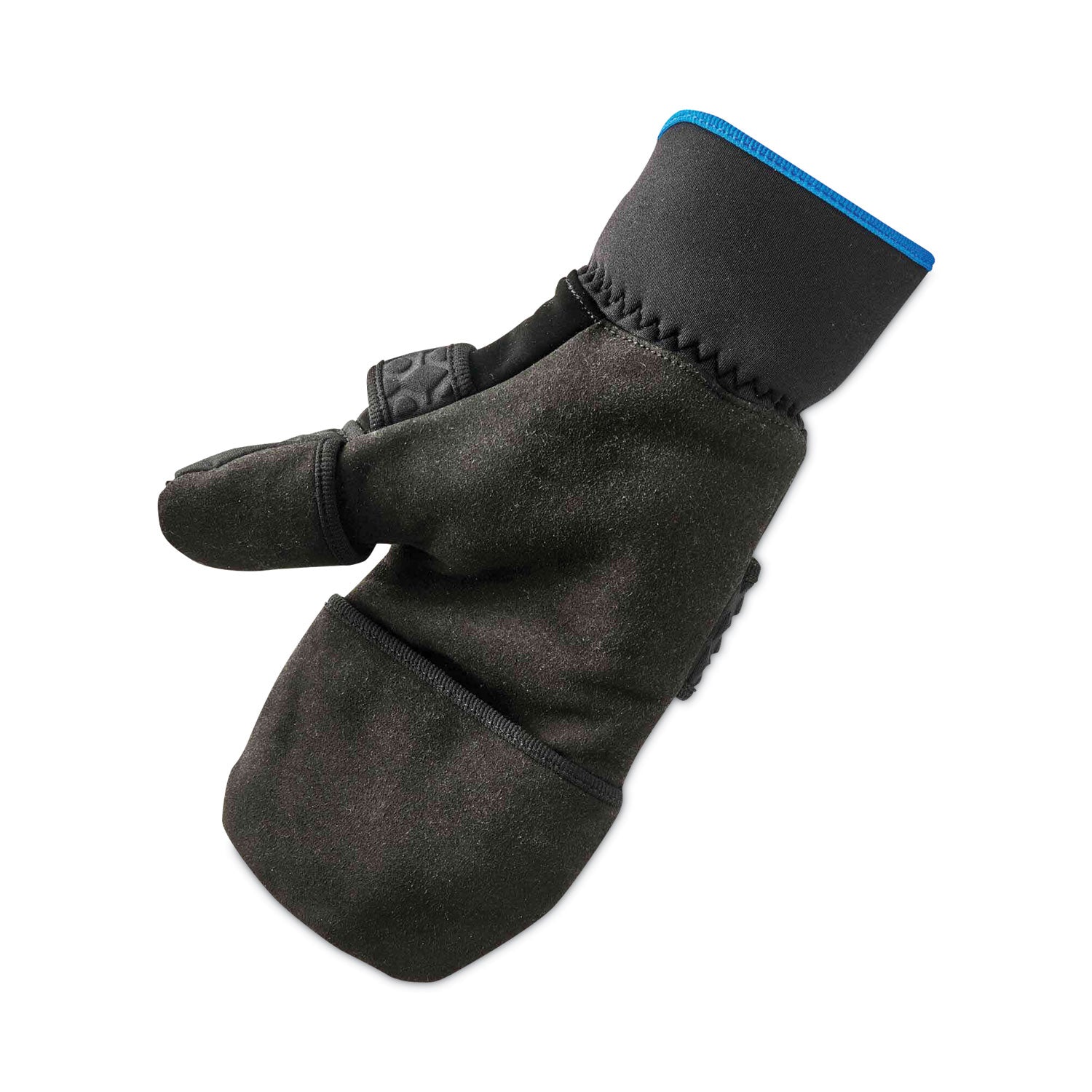Ergodyne ProFlex 816 Thermal Flip-Top Gloves, XXL, Black, 3" Thick, 12.25" Length, Weather & Cold Resistant, Reinforced Palm & Thumb, Reflective Accent, Machine Washable, 2 Pairs