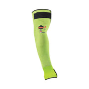 Ergodyne ProFlex 7941 Cut-Resistant Protective Arm Sleeve Pair, 5.25" Length, Lime, Yarn, Cut Resistant, Moisture Wicking, Adjustable Fit, High Visibility, Heat Resistant, Machine Washable, 144 Pairs/Carton