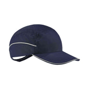 Ergodyne Skullerz 8955 Lightweight Bump Cap Hat, Navy, High-Density Polyethylene Shell, Vented, Reflective, Breathable, Removable Liner, Machine Washable, 1 Each