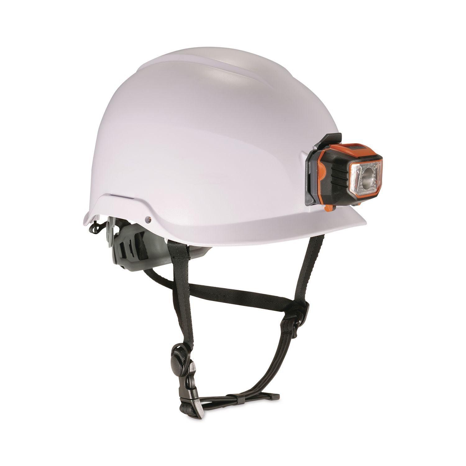 Ergodyne 8974LED Class E Safety Helmet, White, White