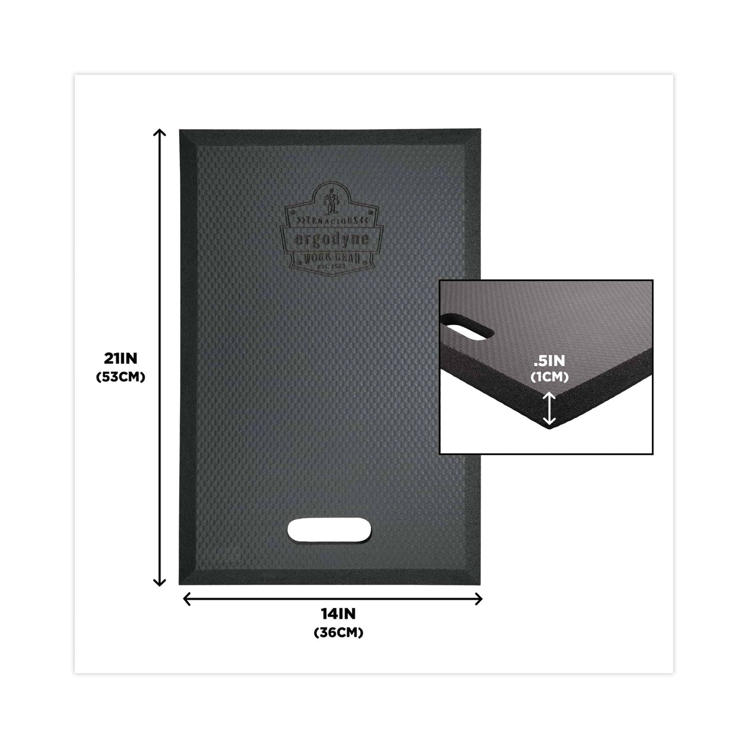 Black - Nitrile Butadiene Rubber (NBR) Foam - 1 Each