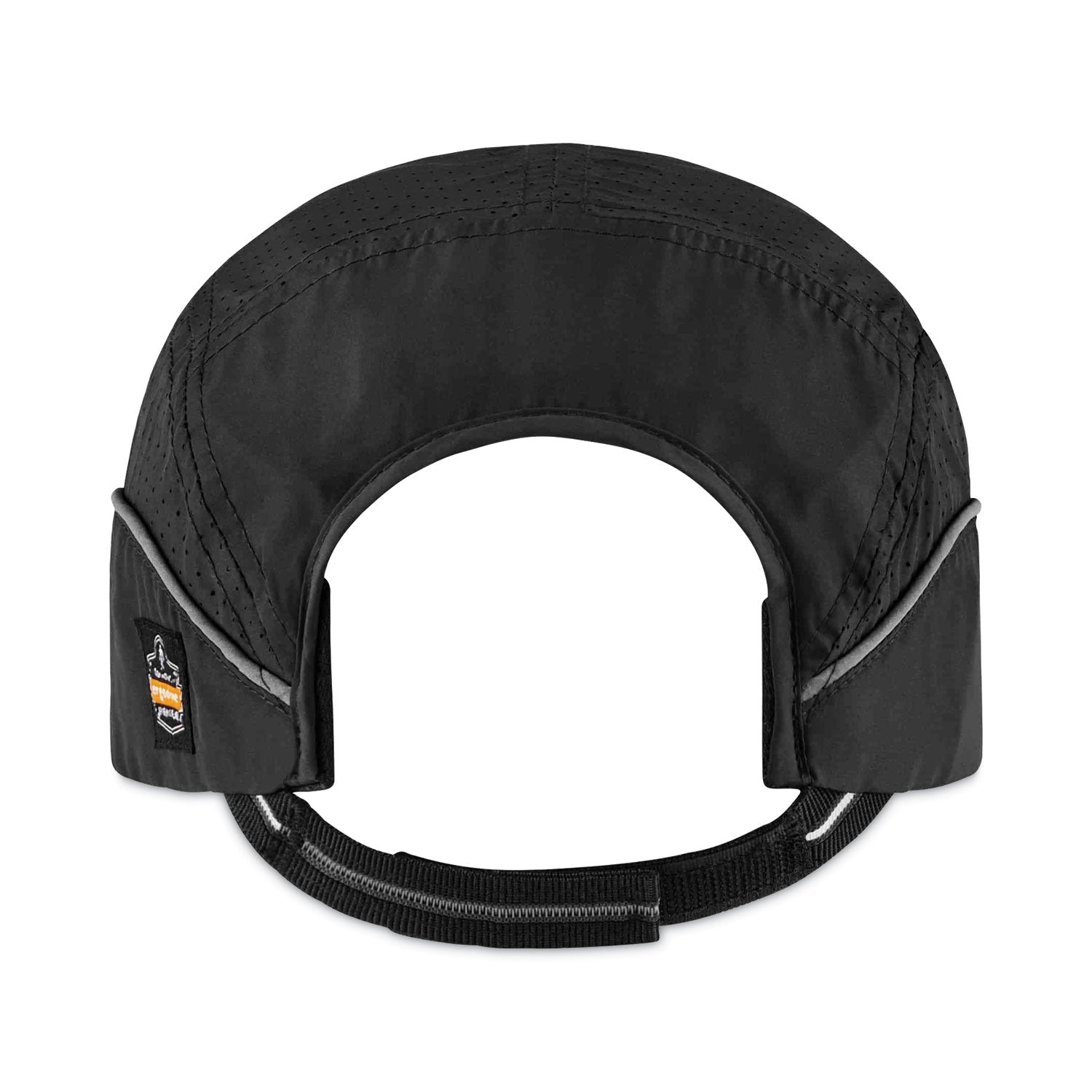 Ergodyne Skullerz 8955 Lightweight Bump Cap Hat, Black, High-Density Polyethylene Shell, Vented, Reflective, Breathable, Removable, Machine Washable, 1 Each