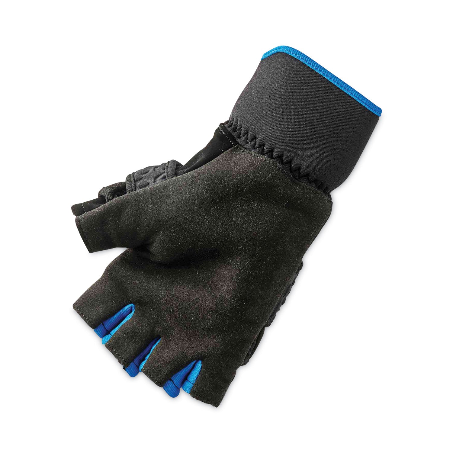 Ergodyne ProFlex 816 Thermal Flip-Top Gloves, Large, Black, 3" Thick, 11.75" Length, Weather & Cold Resistant, Reinforced Palm & Thumb, Reflective Accent, Machine Washable, 2 Pairs