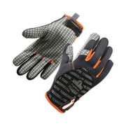 Ergodyne ProFlex 821 Smooth Surface Handling Gloves - 2" Thickness x 13" Glove Length - Extra Large Size - Black - Flexible, Comfortable, Breathable, Secure Fit, Molded, Pull-on Tab, ID Tab, Machine Washable - For Handling Goods - 2 / Pair