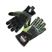 Ergodyne ProFlex 925WP Performance DIR Thermal WP Gloves, XXL, Lime, Impact Resistant, Waterproof, Reinforced Thumb & Index Finger, Reflective Binding, Cold Resistant, 2 Pairs