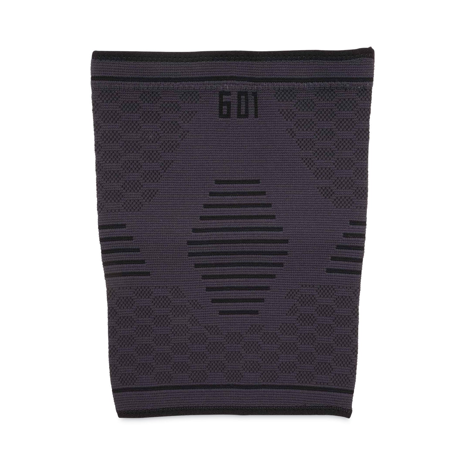 Ergodyne ProFlex 601 Knee Compression Sleeve - 14.17" to 16.54" Knee Circumference - Black - Silicone, Elastic - 1 Each