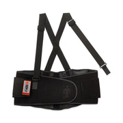25" to 58" Waist Size - Black - Rubber, Polypropylene, 280D Spandex - 1 Each