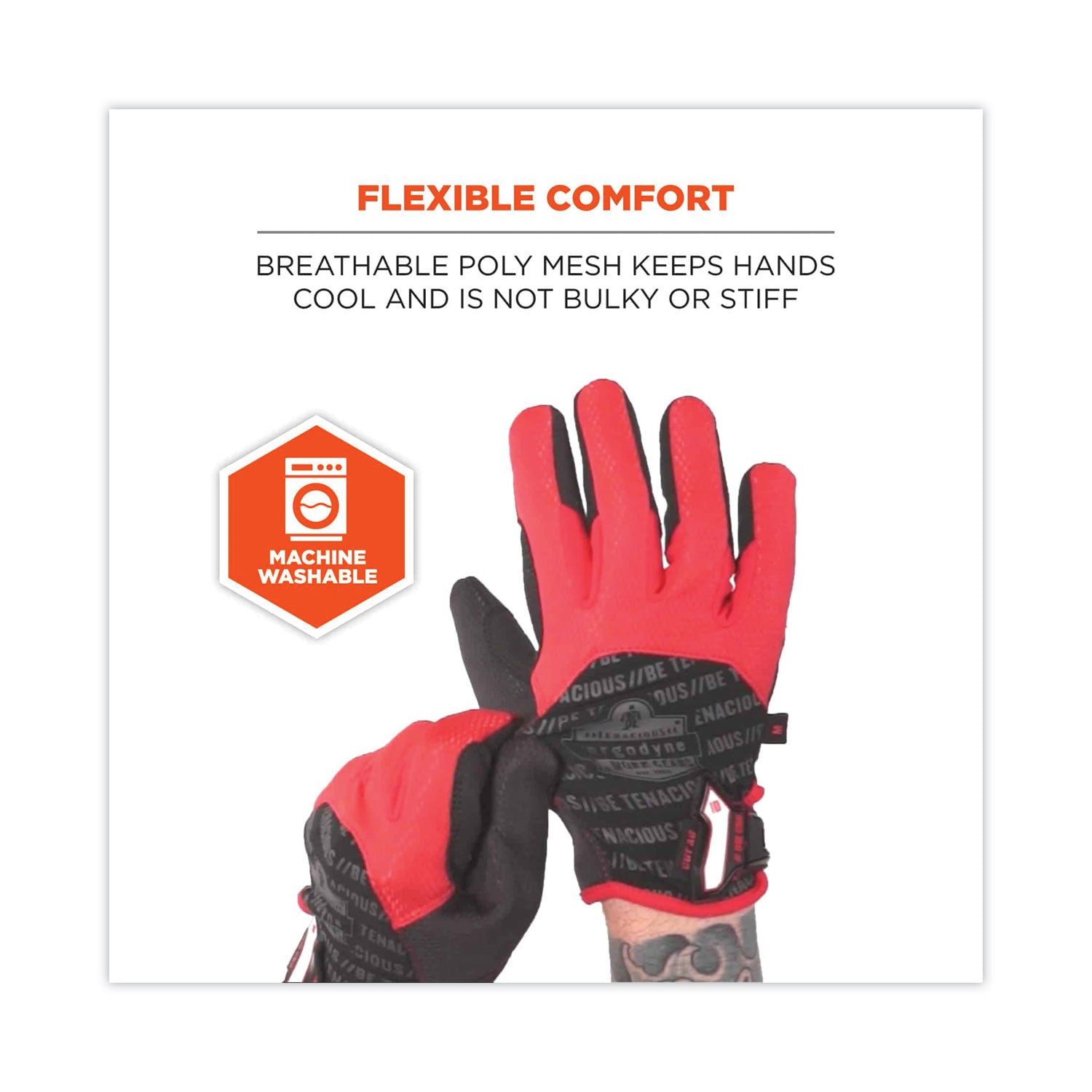 ProFlex 812CR6 ANSI A6 Utility and CR Gloves, Black, Large, Pair