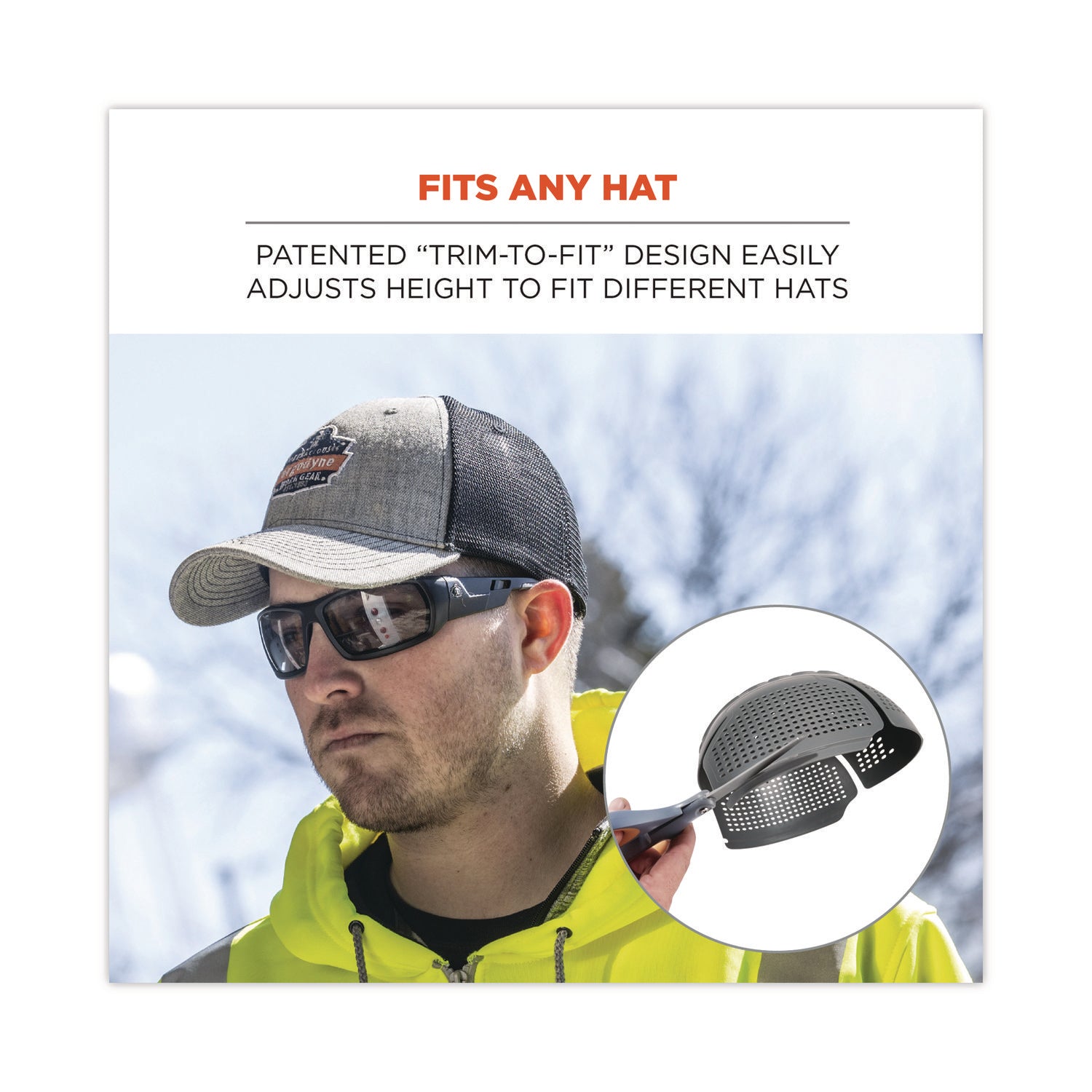 Recommended for: Mechanic, Baggage Handling, Factory, Industrial - Bump, Scrape, Bruise Protection - Polyethylene - Charcoal - Lightweight, Vented, Breathable, Impact Resistant, Durable, Comfortable, Padded - 1 Each