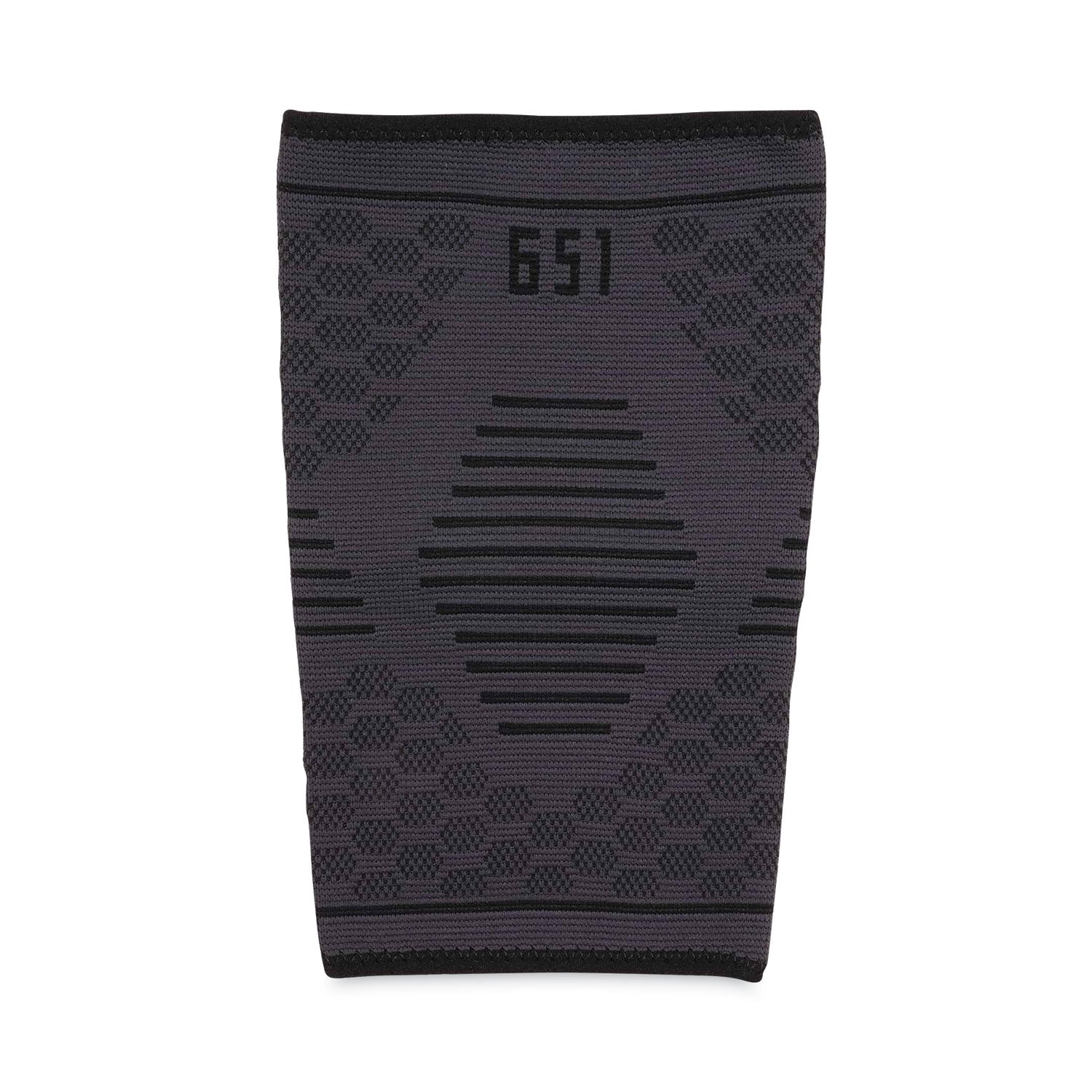 Ergodyne ProFlex 651 Elbow Compression Sleeve, Small, 9.06"–10.63" Elbow Circumference, Black, Elastic, 1 Each