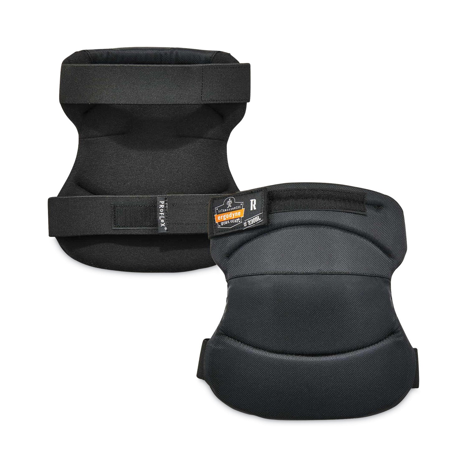 Recommended for: Landscaping, Maintenance, Carpentry - Universal - Knee, Dust, Grime Protection - Hook & Loop Closure - Black - Abrasion Resistant, Comfortable, Durable, Light Duty, Anti-odor, Washable - 2 / Pair