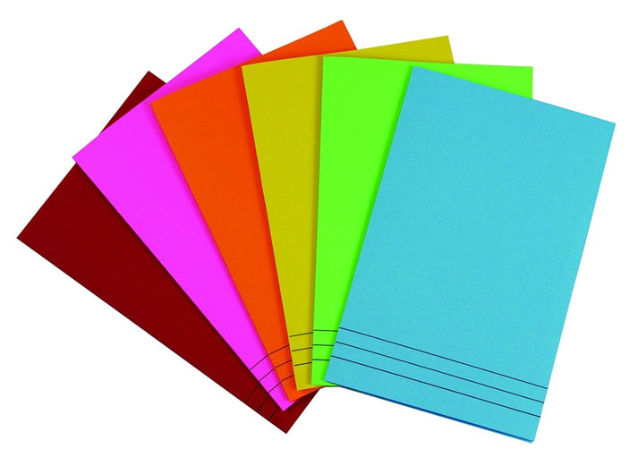 Bright Lined Books, 6 Assorted Colors, 5.5 x 8.5", 32 pages