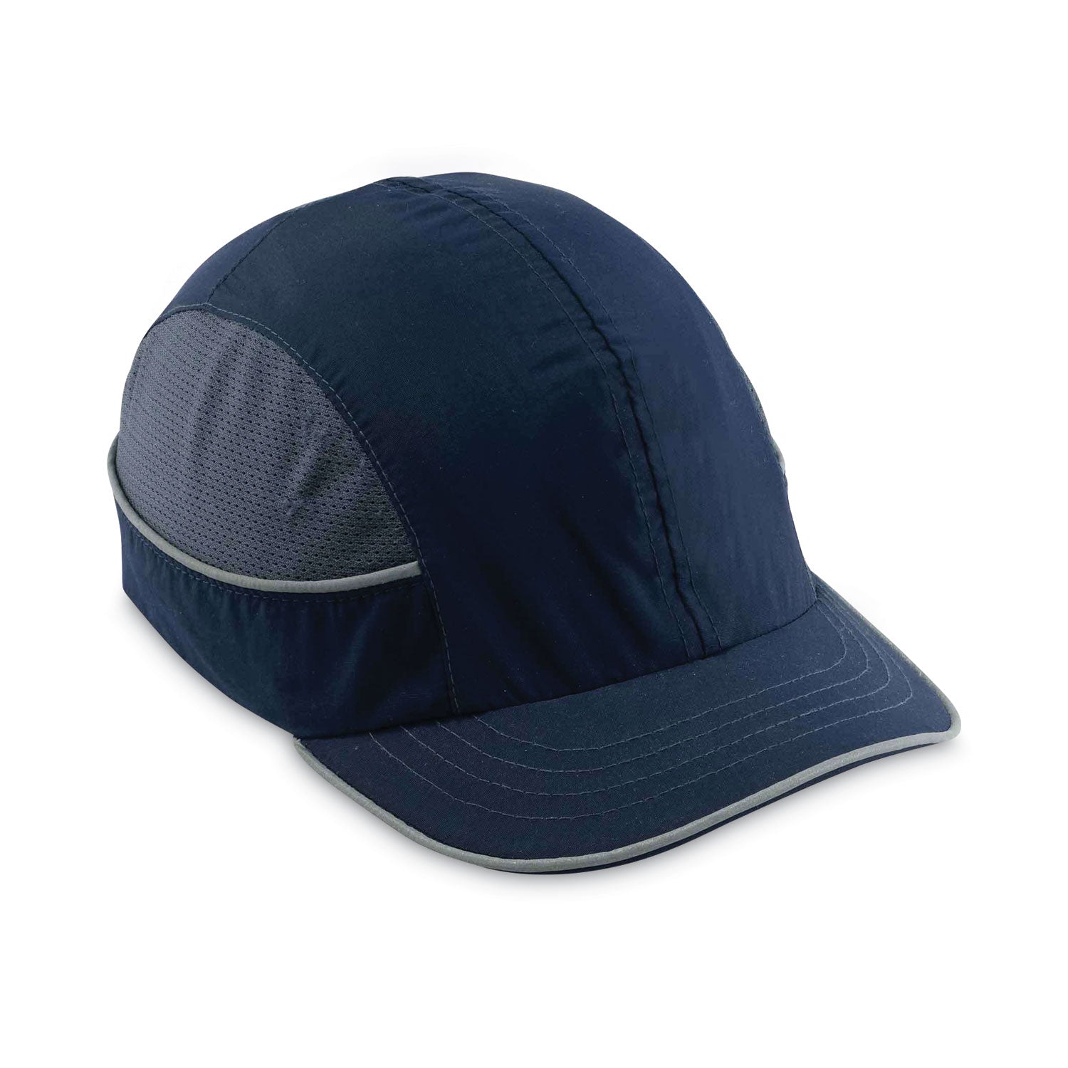 Ergodyne 8950XL Bump Cap Hat - Recommended for: Industrial, Mechanic, Factory, Home, Baggage Handling - X-Large - Bump, Scrape, Head Protection - Navy - Comfortable, Impact Resistant, Machine Washable, Removable - 1 Each