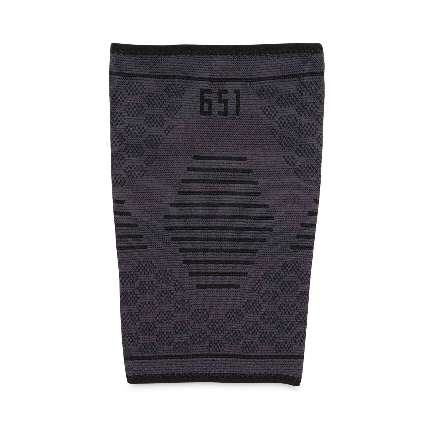 Ergodyne ProFlex 651 Elbow Compression Sleeve, Large, 12.99"–14.96" Circumference, Black, Elastic, 1 Each