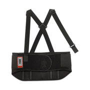 Ergodyne ProFlex 1600 Standard Back Support Brace - 30" to 34" Waist Size - Black - Elastic, Polypropylene, Rubber - 1 Each