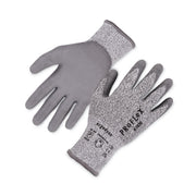 Ergodyne 7030 PU-Coated Cut-Resistant Gloves, X-Large, Gray, Touchscreen Capable, Polyurethane Palm, HPPE/Nylon Spandex, 13-Gauge, 2 Pairs per Pack