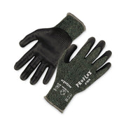 Ergodyne 7070 Nitrile-Coated Cut-Resistant Gloves, XXL, Green, Synthetic Fiber, Touchscreen Capable, Heat, Cut & Abrasion Resistant, Machine Washable, 2 Pairs per Pack