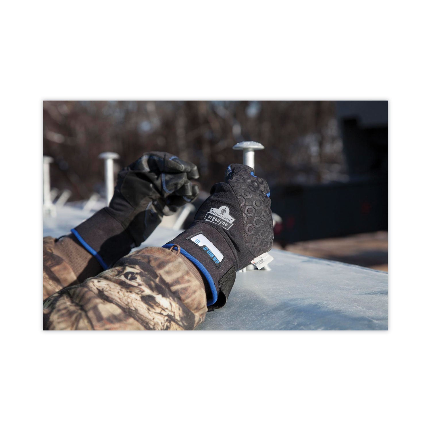 ProFlex 818WP Thermal WP Gloves with Tena-Grip, Black, X-Large, Pair
