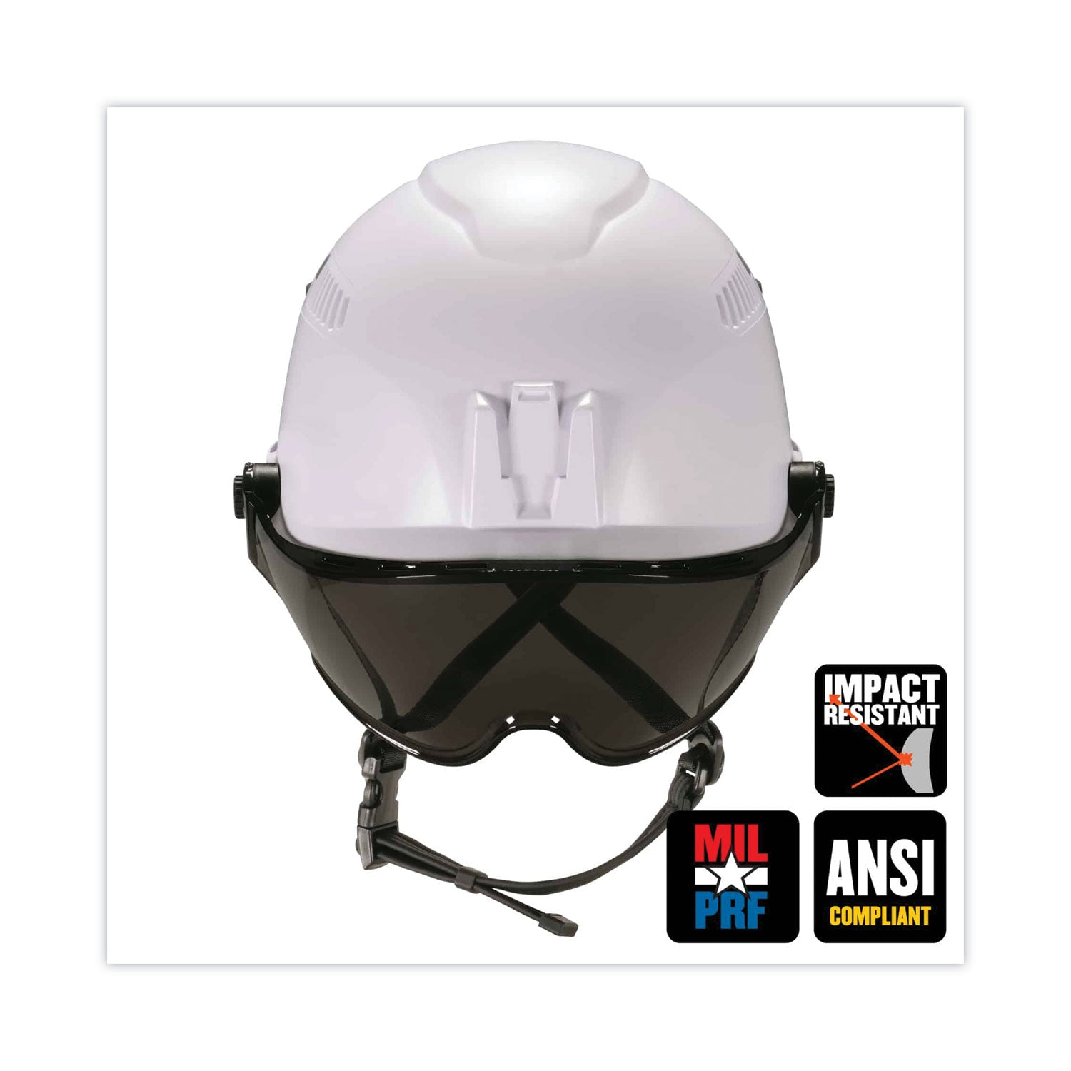 Ergodyne 8991 Safety Helmet Visor - Smoke - 1 Each